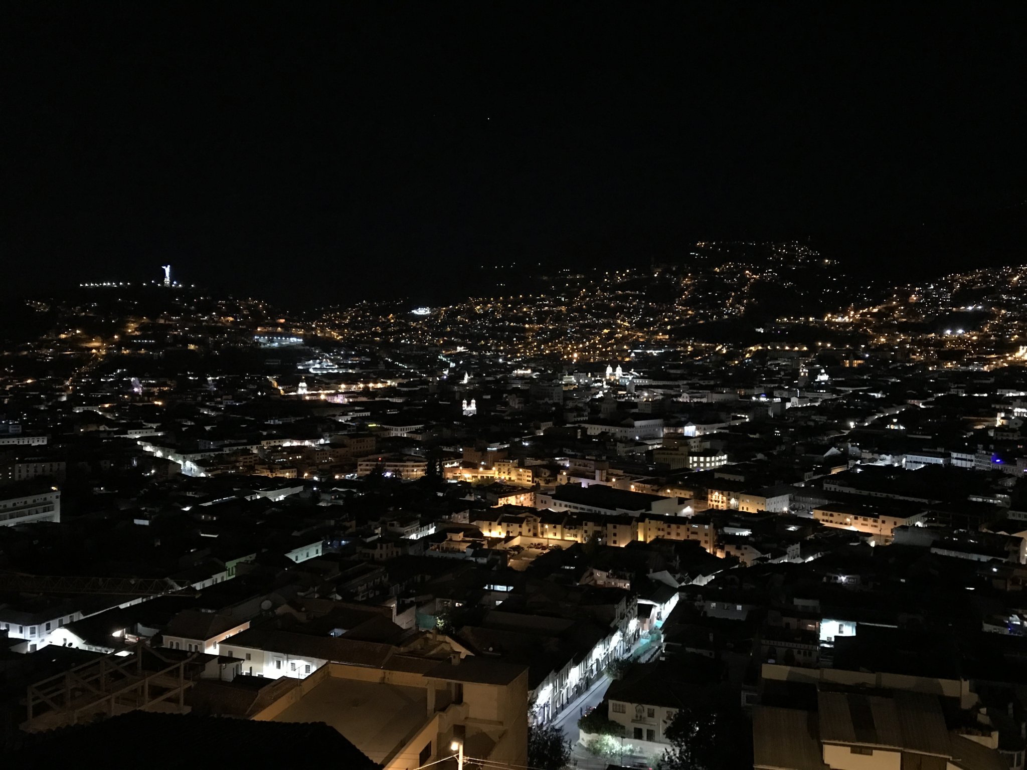 View from Cafe Mosaico, Itchimbia, Quito