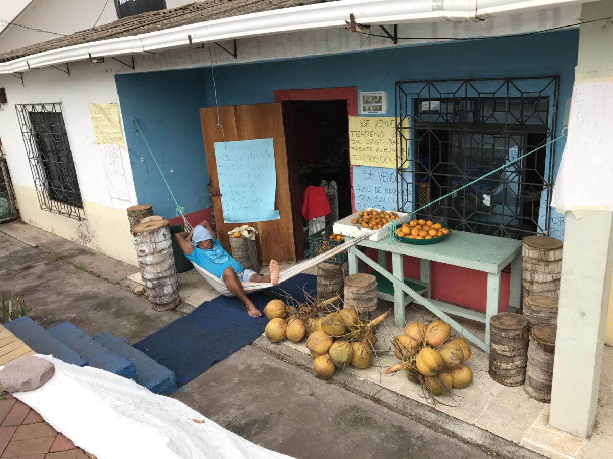 Slow day in Puerto Ayora