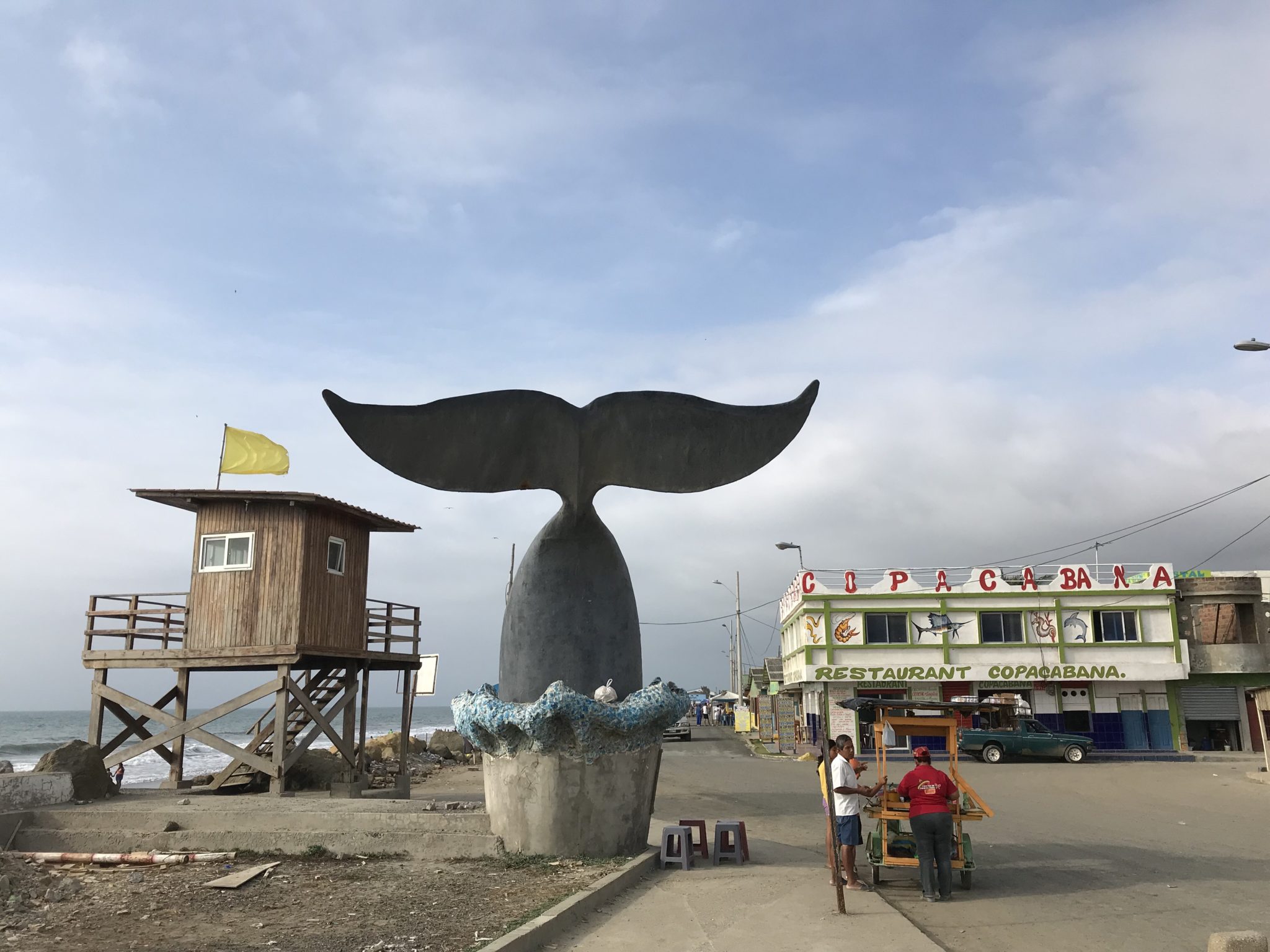 San Jacinto's iconic whale tail sculpture