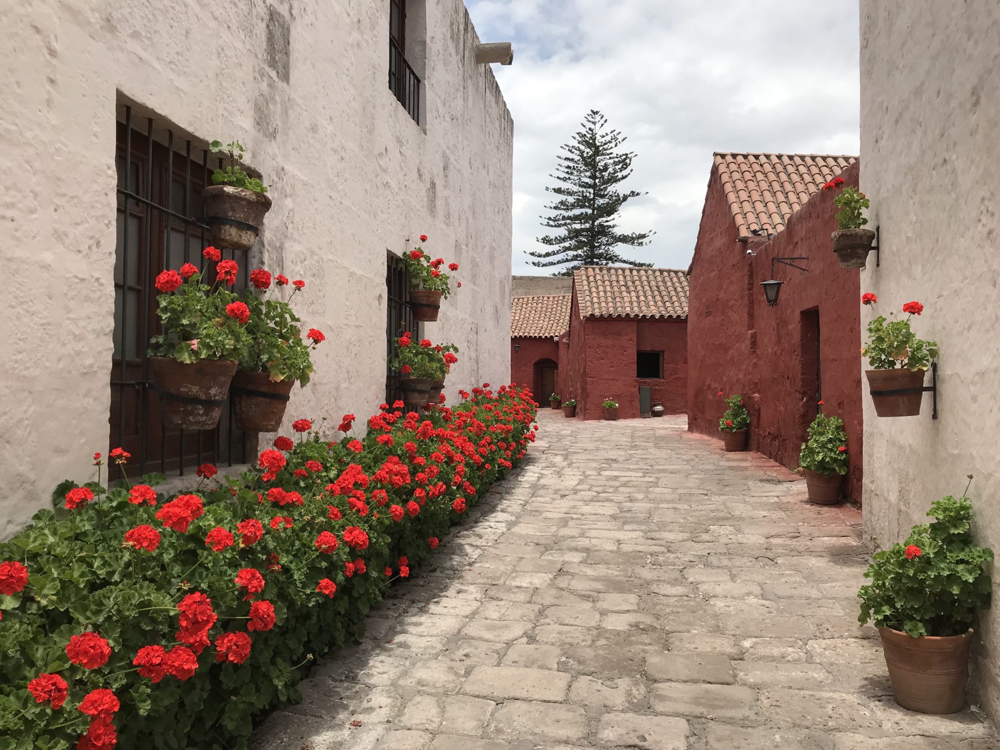 Main street inside the Convent of Santa Catalina, Arequipa, Peru