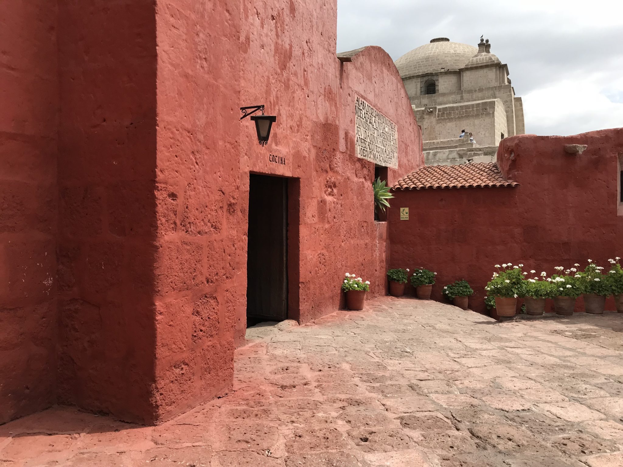 The kitchen door, Convent of Santa Catalina, Arequipa, Peru