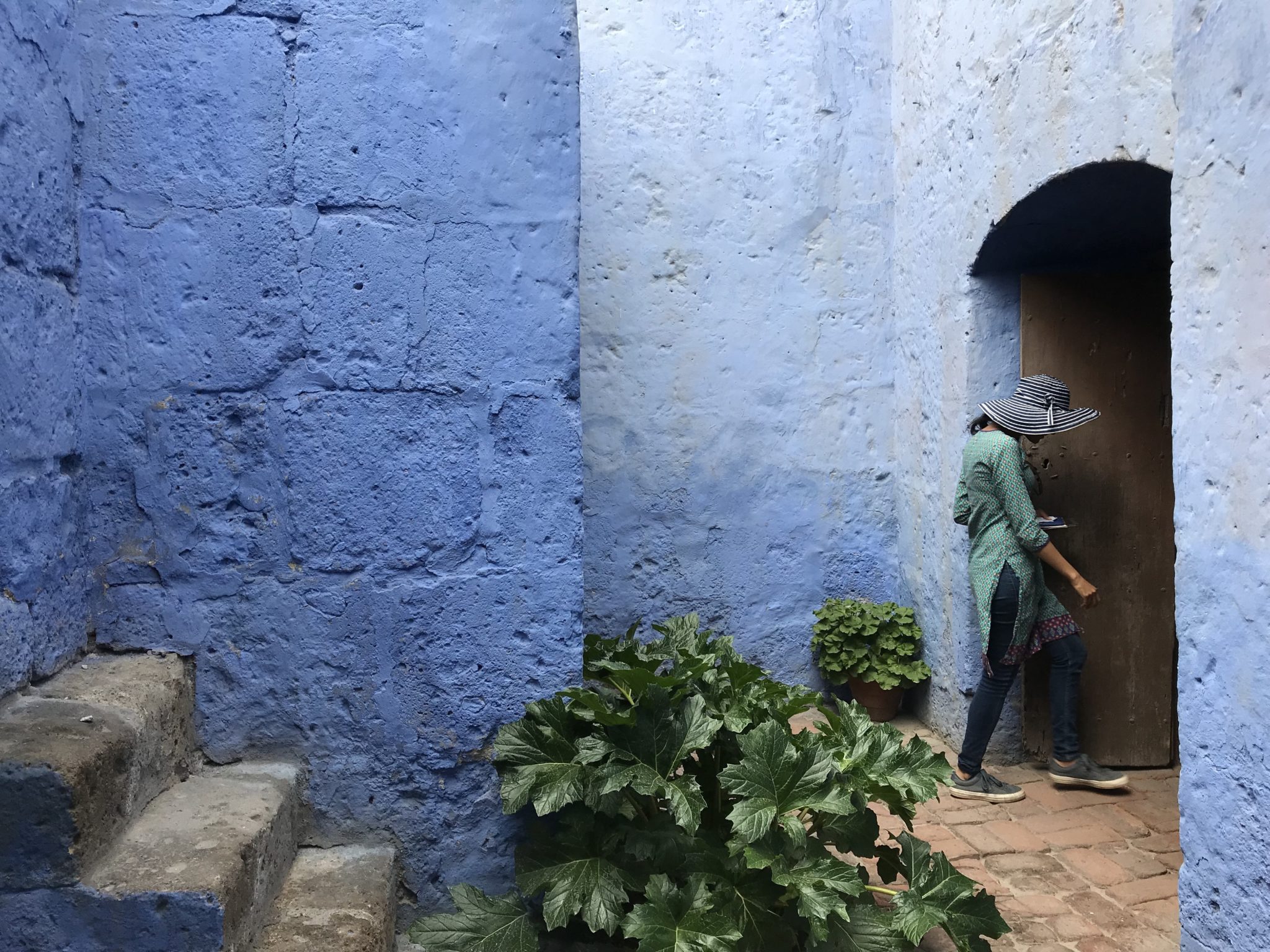 Stairs to nowhere, Convent of Santa Catalina, Arequipa, Peru