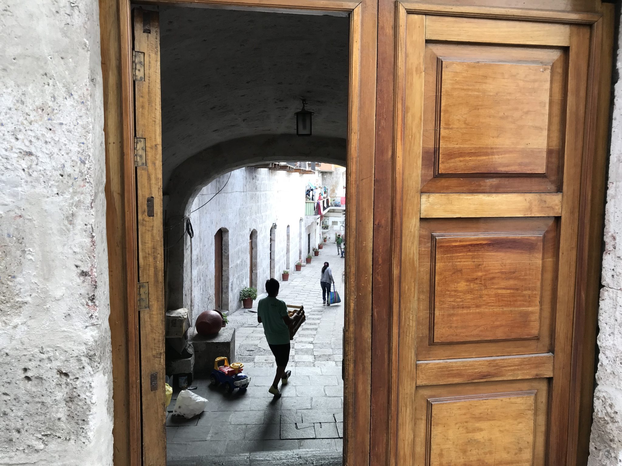 One of the "Tambos" in the old city, Arequipa, Peru