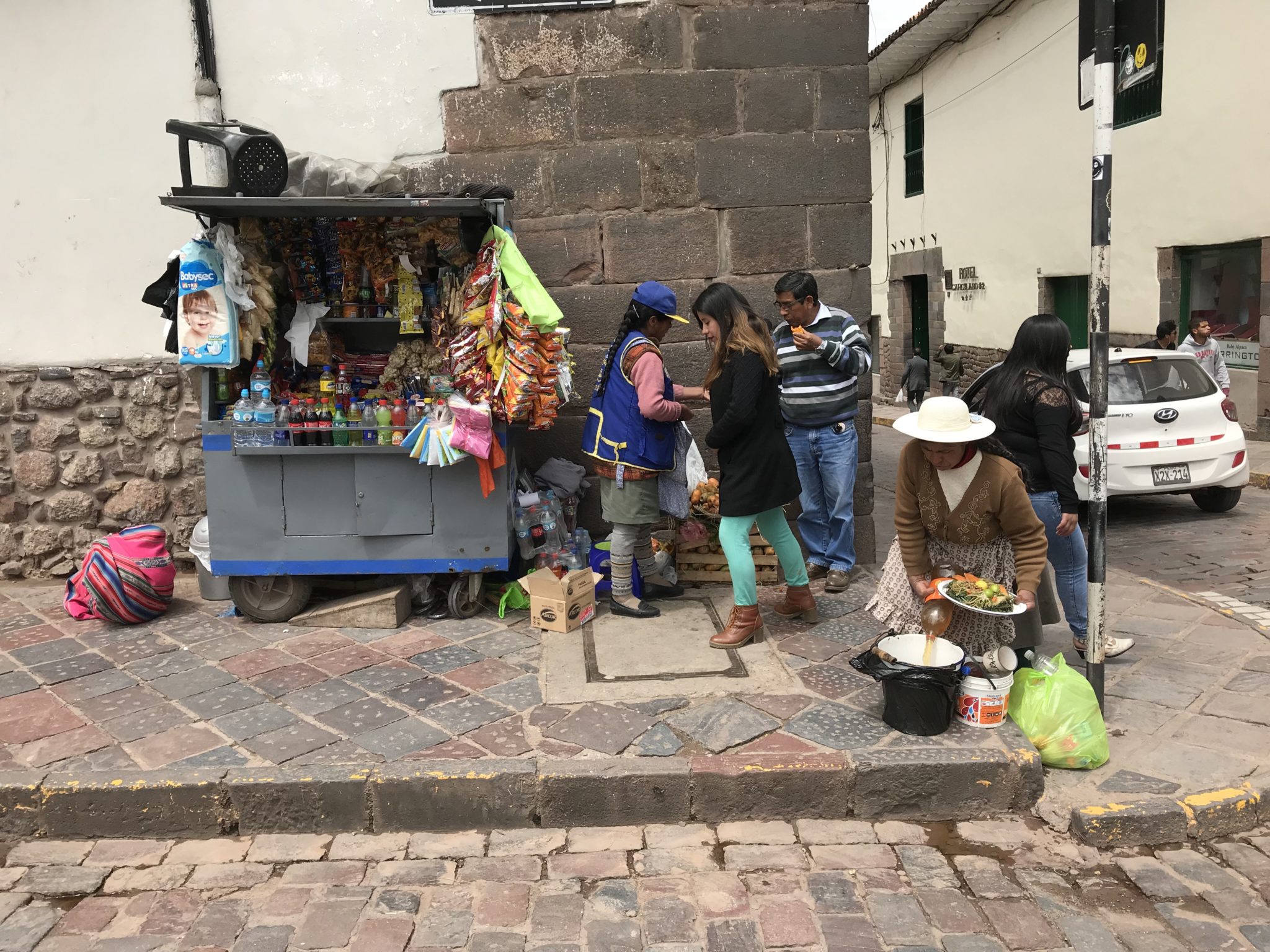 Street vendors, Cuzco, Peru