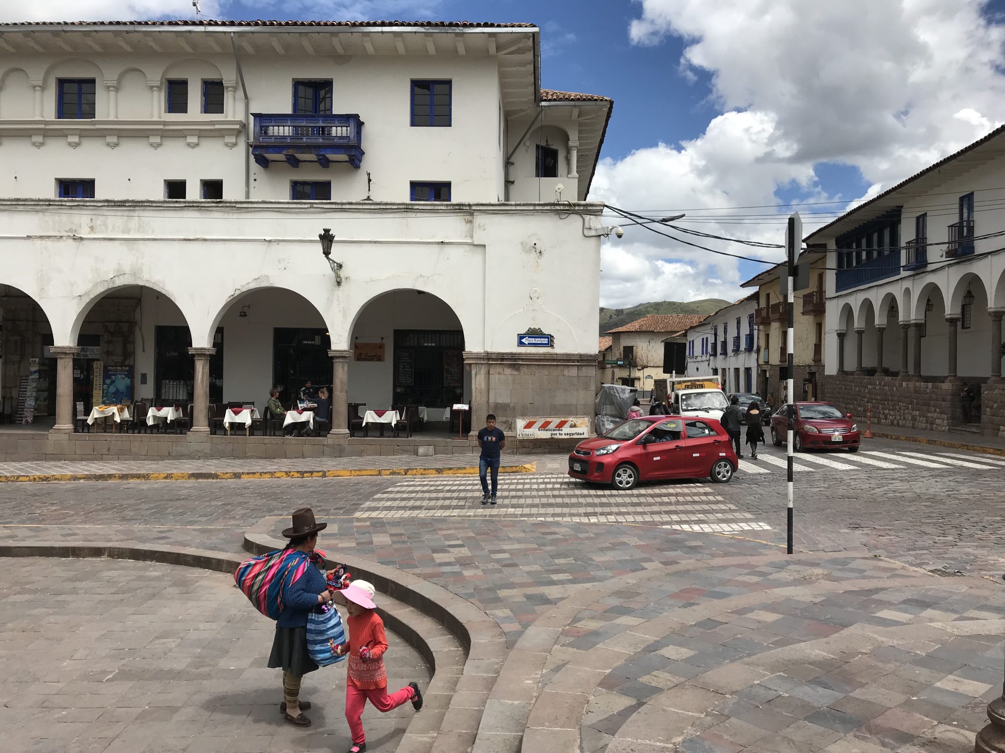 Walking in Cuzco, Peru