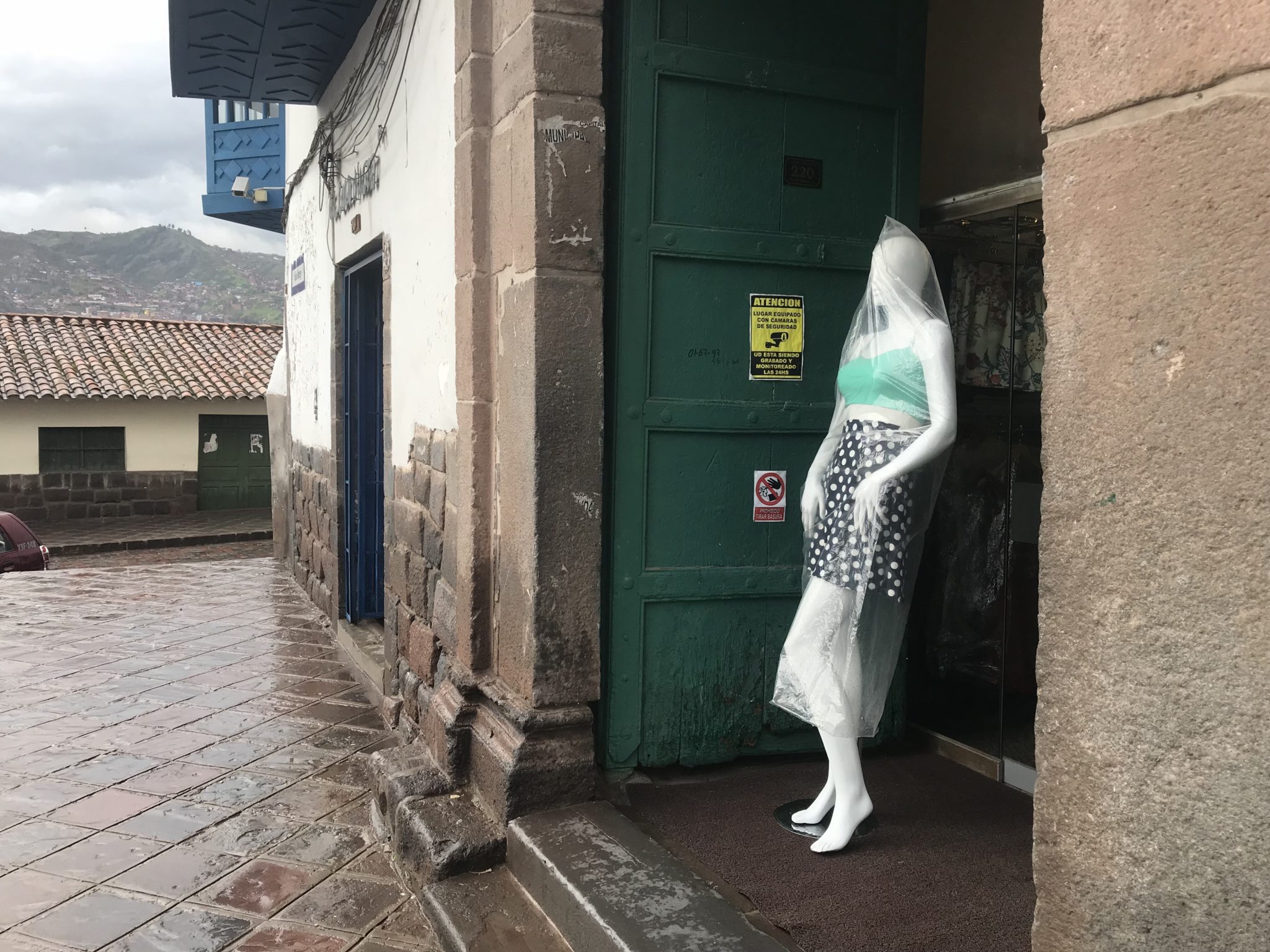 Hail storm, Cuzco, Peru