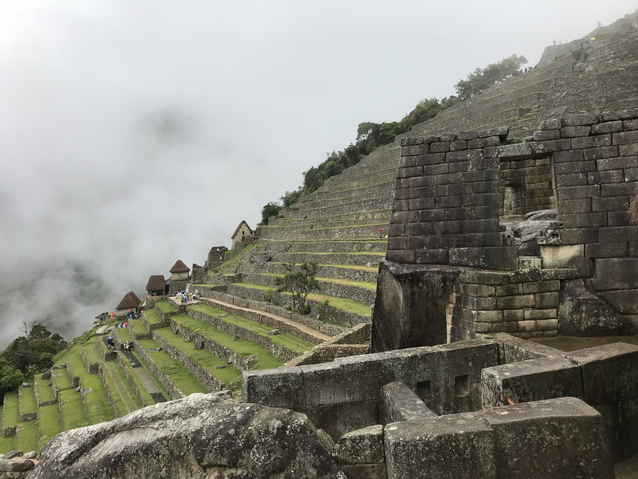 Terraces in the clouds, Machu Picchu, Peru